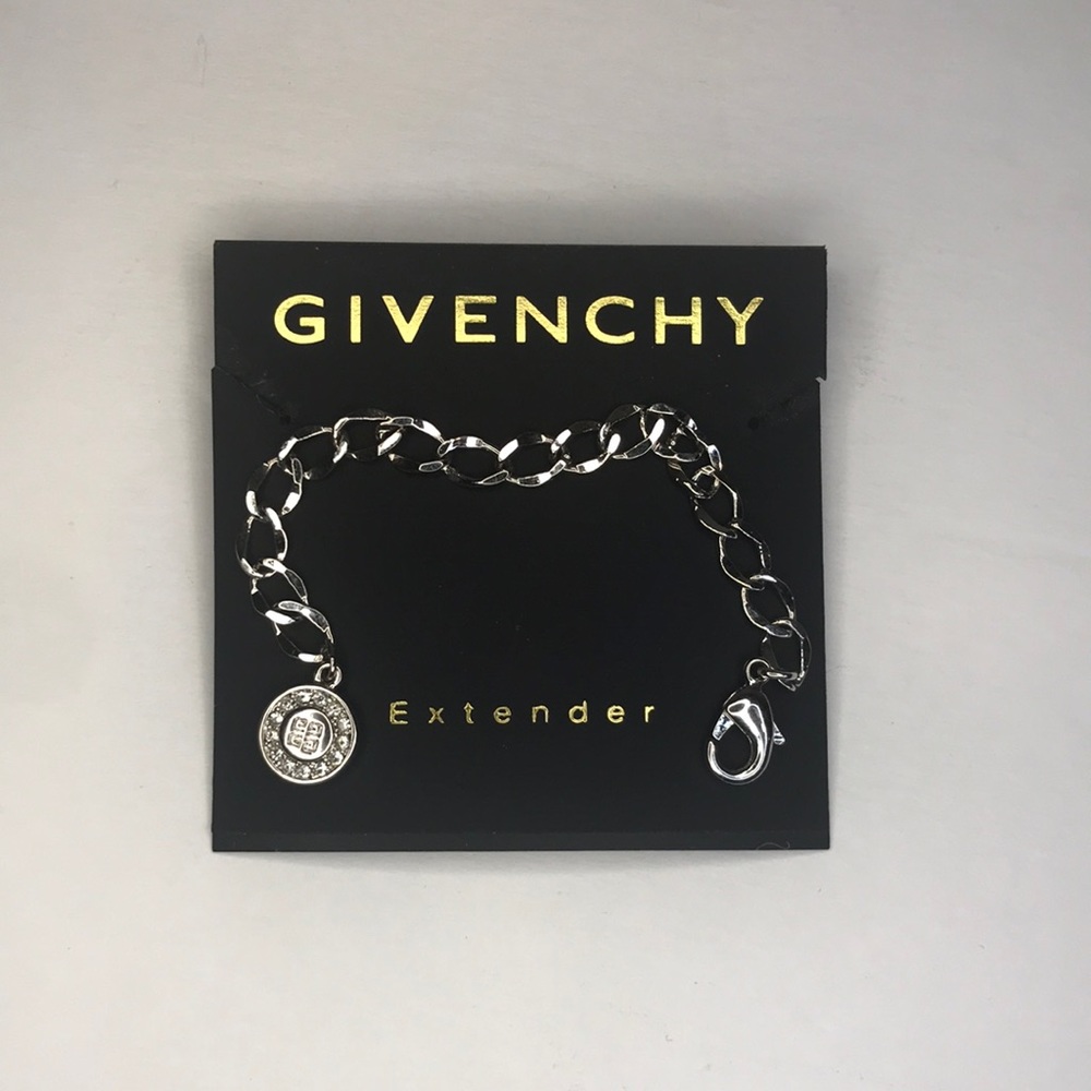 Givenchy silver bracelet extender